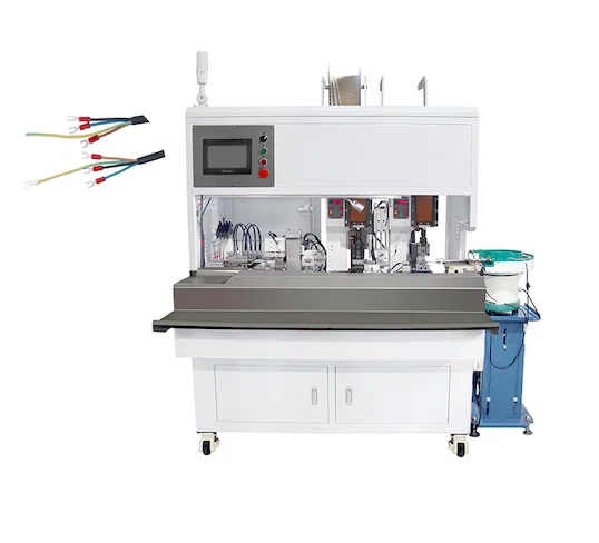 เครื่องย้ำสายเคเบิลอัตโนมัติเต็มรูปแบบสำหรับเทอร์มินอลต่างชนิด WPM-555 - เครื่องปอกและย้ำ